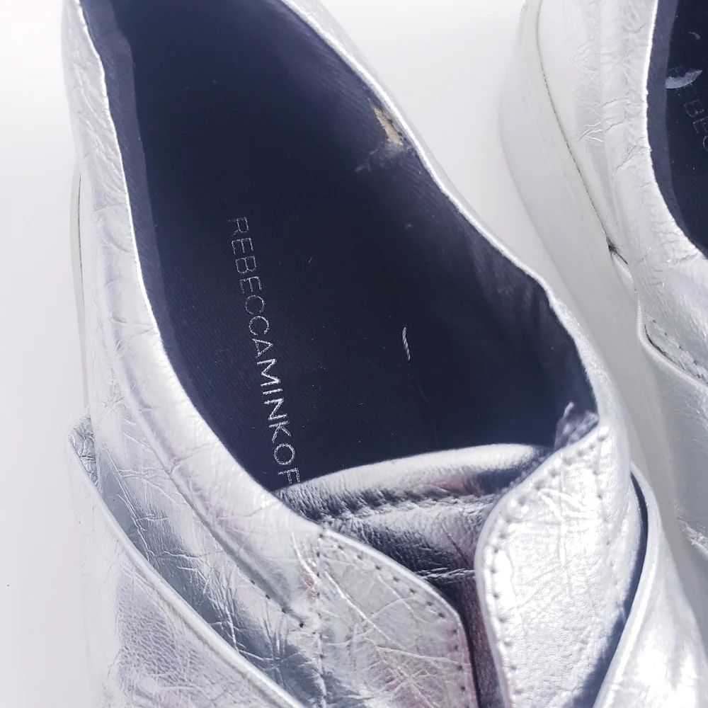 Rebecca Minkoff Silver Platform Knot Detailed Shoes